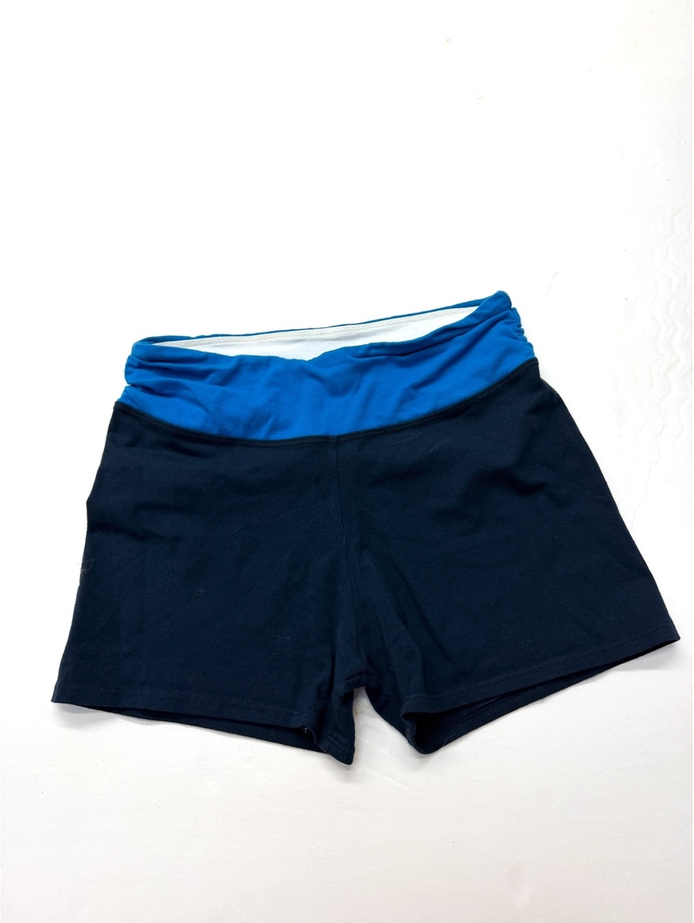 Solow Sport Blue Cotton Spandex Bike Athletic Shorts Size S